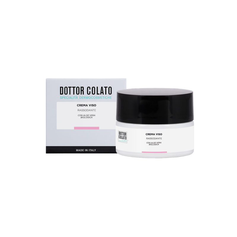 Crema viso rivitalizzante idratante con aloe vera biologico