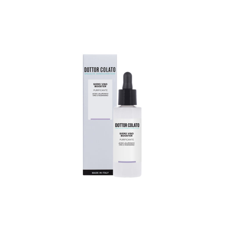 Siero Booster viso purificante pelli grasse e impure