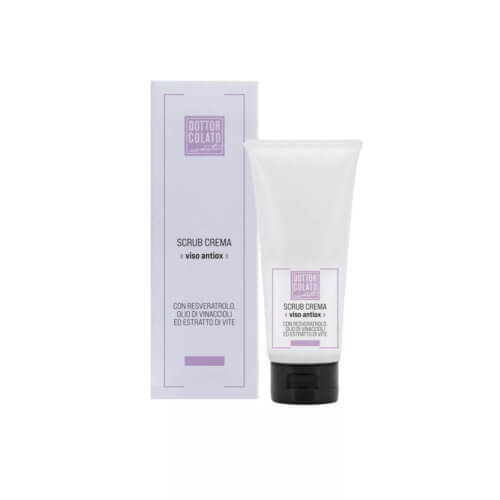 Scrub crema viso con Resveratrolo, olio di vinaccioli ed estratto di vite