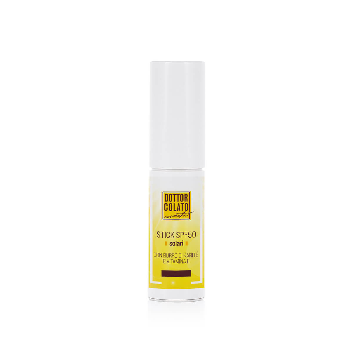 Stick solare SPF 50 alla vitamina E e burro di karité