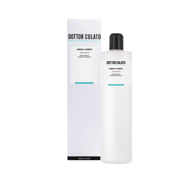 Crema corpo idratante con muschio bianco