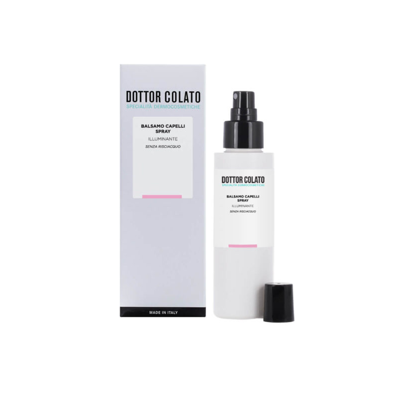 Balsamo capelli spray illuminante senza risciacquo