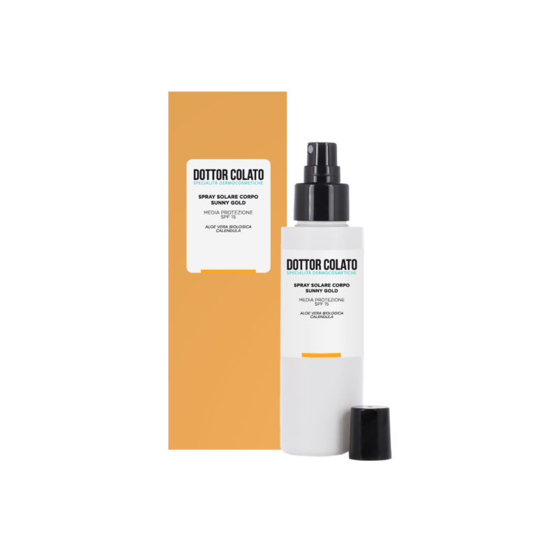 Sunny gold spray, protezione MEDIA SPF 15