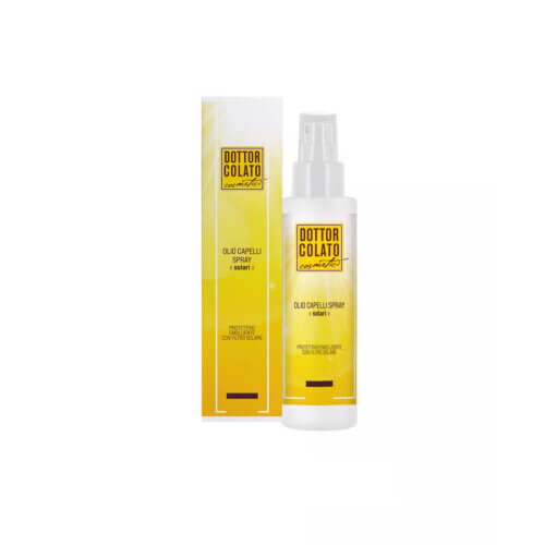 Olio capelli spray protettivo ed emolliente con filtro solare